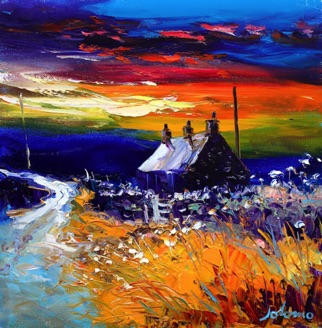 A Hebridean sunset 16x16 A Hebridean sunset 16x16